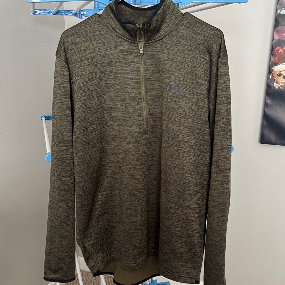 Under Armour Dark Green Quarter-Zip Pullover